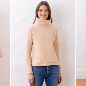 NWOT Dudley Stephens Park Slope Turtleneck in blush